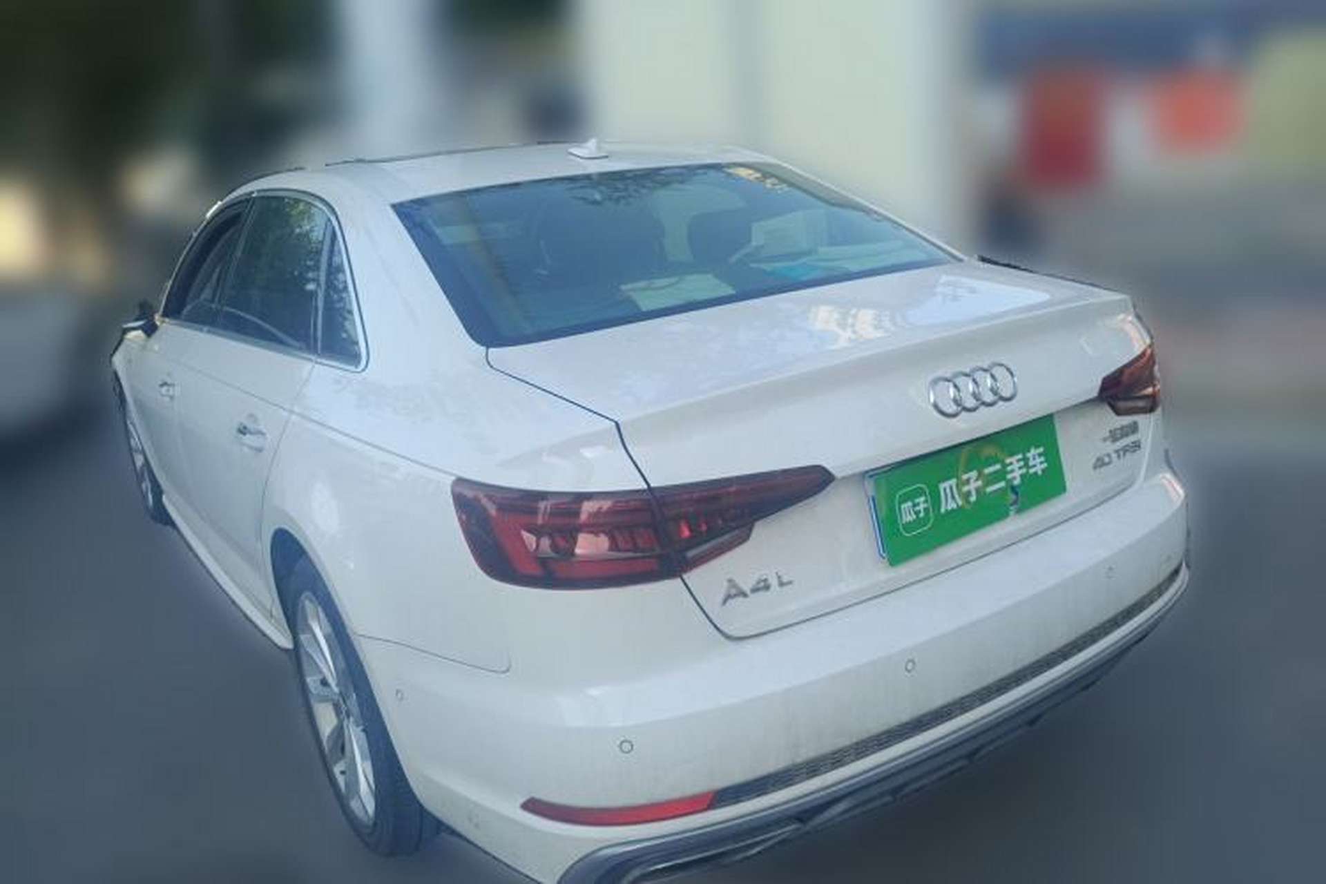 Used Audi A4L 2019 40 TFSI Fashion Edition China VI Emission Standard Rear Left 45 Deg