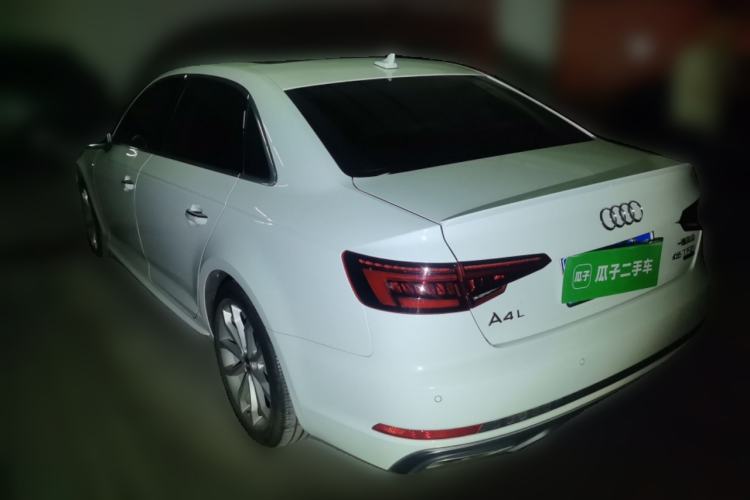 Used Audi A4L 2019 45 TFSI quattro Individual Sport Edition China VI Rear Left 45 Deg