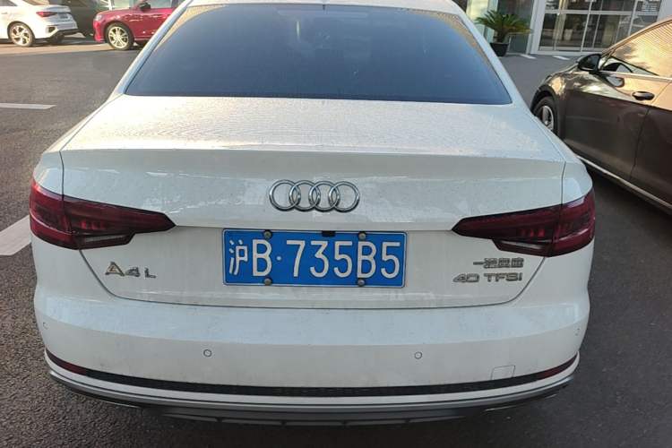 Used Audi A4L 2019 40 TFSI Fashion Version China V Rear