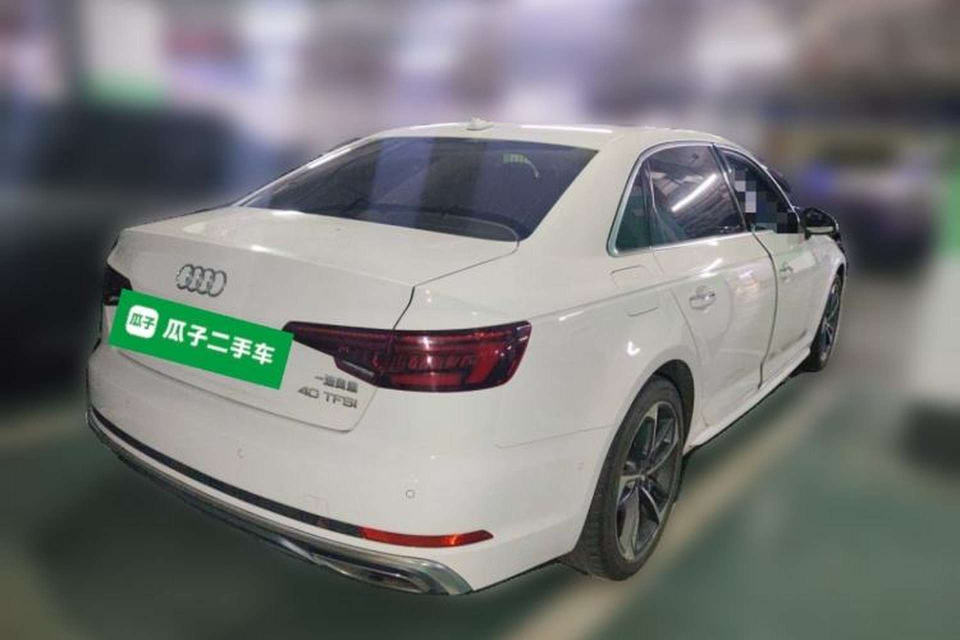 Used Audi A4L 2019 40 TFSI Fashion Edition China VI Emission Standard Rear Right 45 Deg
