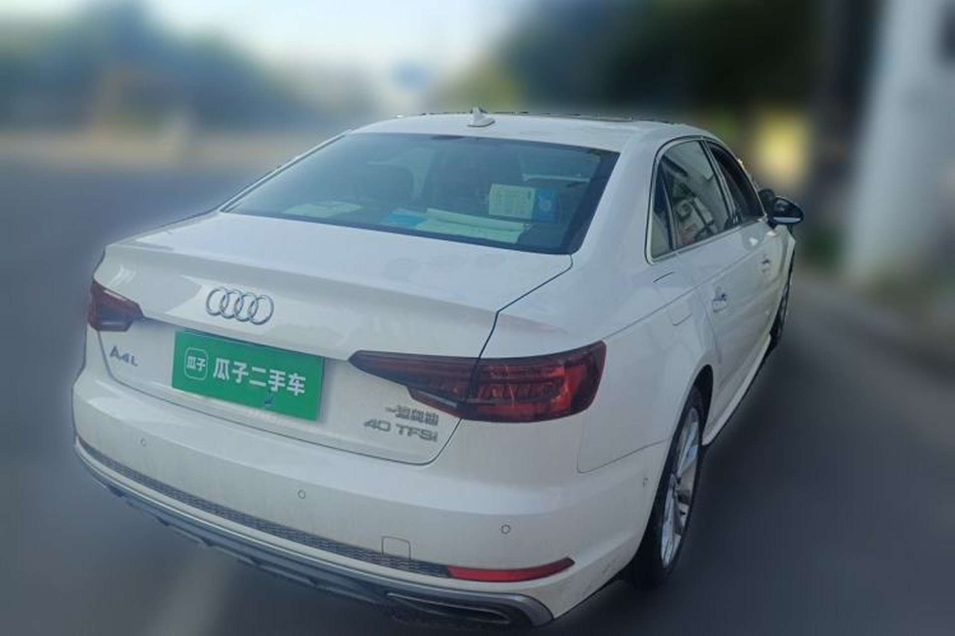 Used Audi A4L 2019 40 TFSI Fashion Edition China VI Emission Standard Rear Right 45 Deg