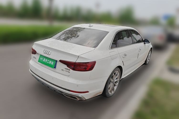Used Audi A4L 2019 40 TFSI Fashion Edition China VI Emission Standard Rear Right 45 Deg