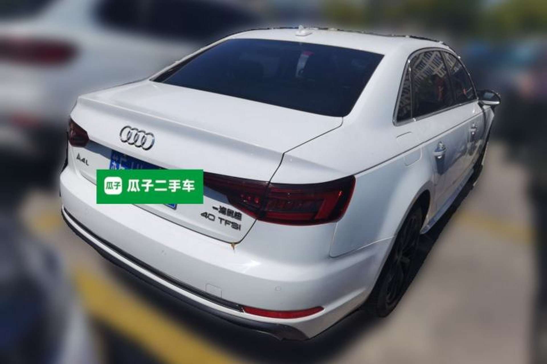 Used Audi A4L 2019 40 TFSI Ambition China VI Rear Right 45 Deg