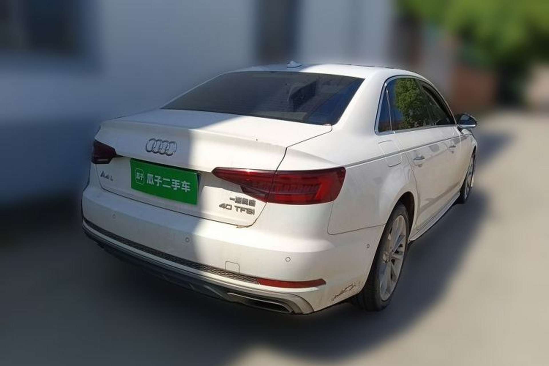 Used Audi A4L 2019 40 TFSI Fashion Edition China VI Emission Standard Rear Right 45 Deg