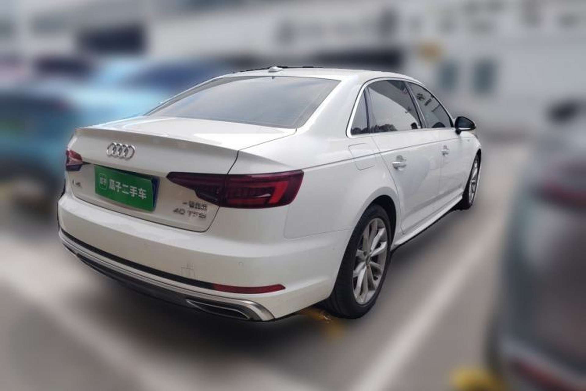 Used Audi A4L 2019 40 TFSI Fashion Edition China VI Emission Standard Rear Right 45 Deg
