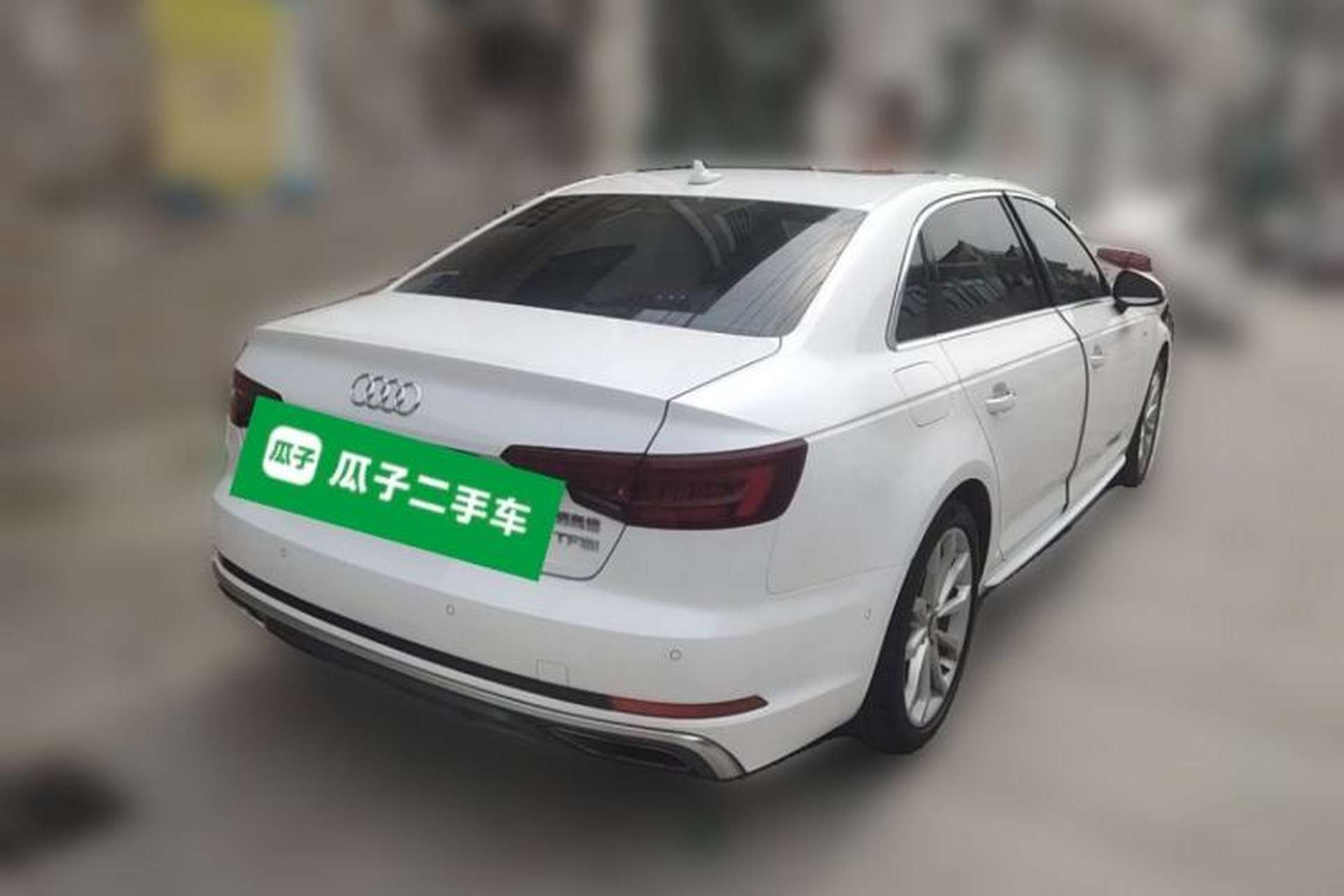 Used Audi A4L 2019 40 TFSI Fashion Edition China VI Emission Standard Rear Right 45 Deg