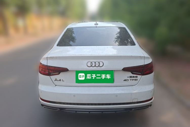 Used Audi A4L 2019 40 TFSI Fashion Edition China VI Emission Standard Rear