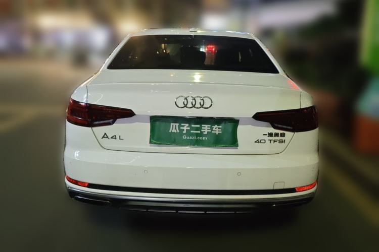 Used Audi A4L 2019 40 TFSI Fashion Edition China VI Emission Standard Rear