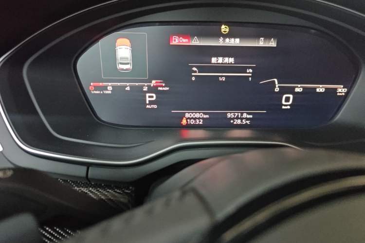 Used Audi A4L 2020 45 TFSI quattro Prestige Dynamic Edition Odometer Close Up