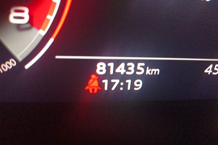 Used Audi A4L 2020 40 TFSI Fashion Dynamic Model Odometer Close Up