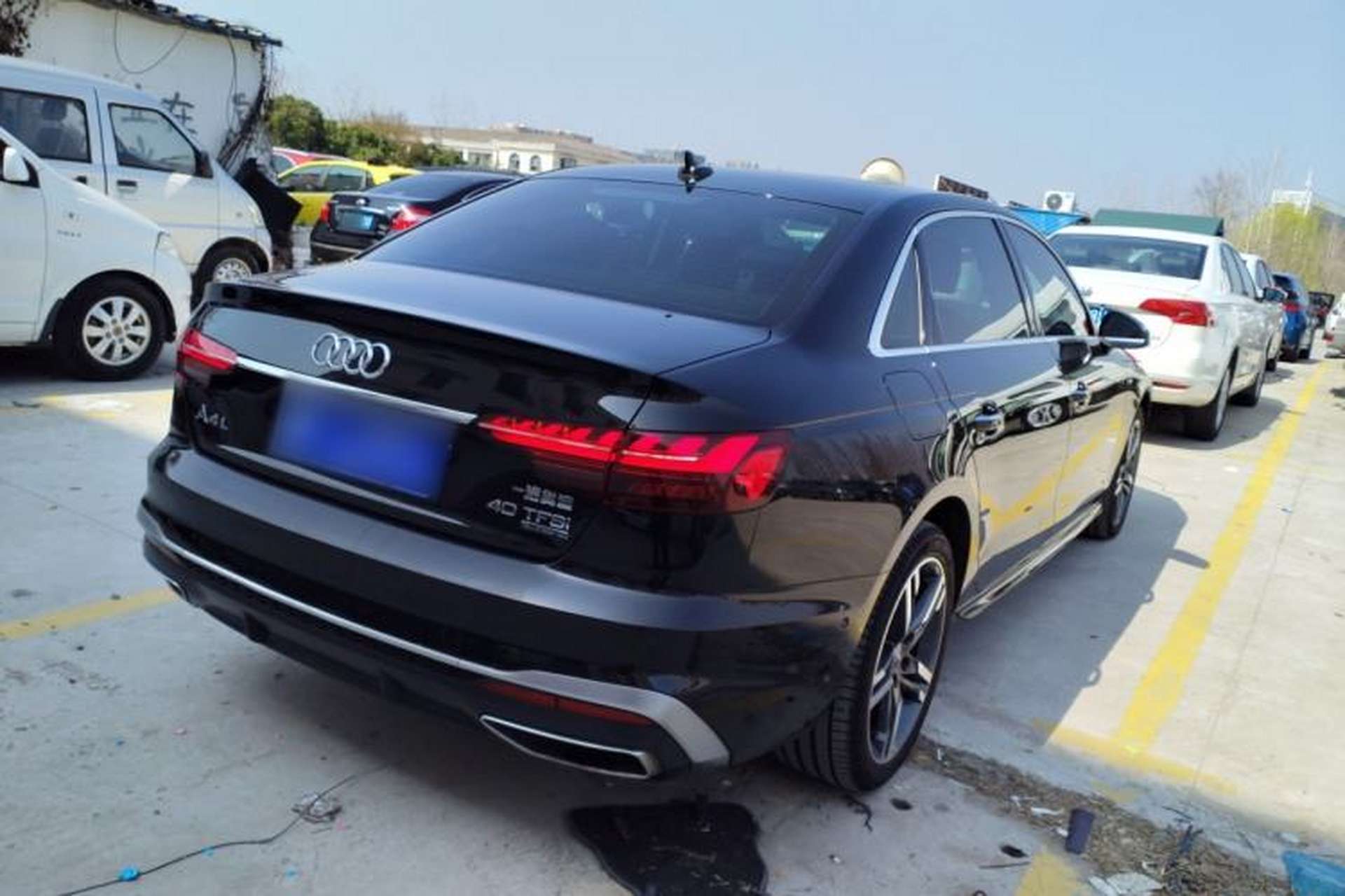 Used Audi A4L 2020 40 TFSI quattro Luxury Dynamic Model Rear Right 45 Deg