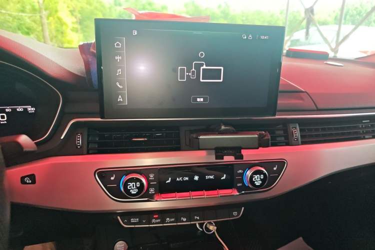 Used Audi A4L 2020 40 TFSI Luxury Dynamic Model Audio And AC Panel