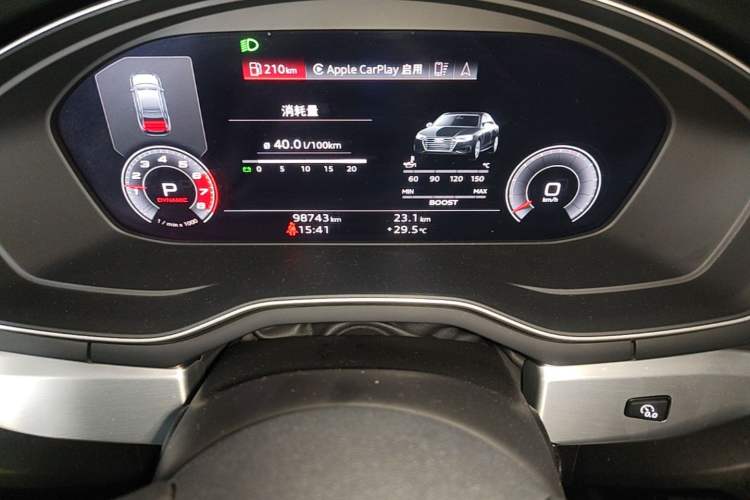 Used Audi A4L 2020 40 TFSI Luxury Dynamic Model Instrument Cluster