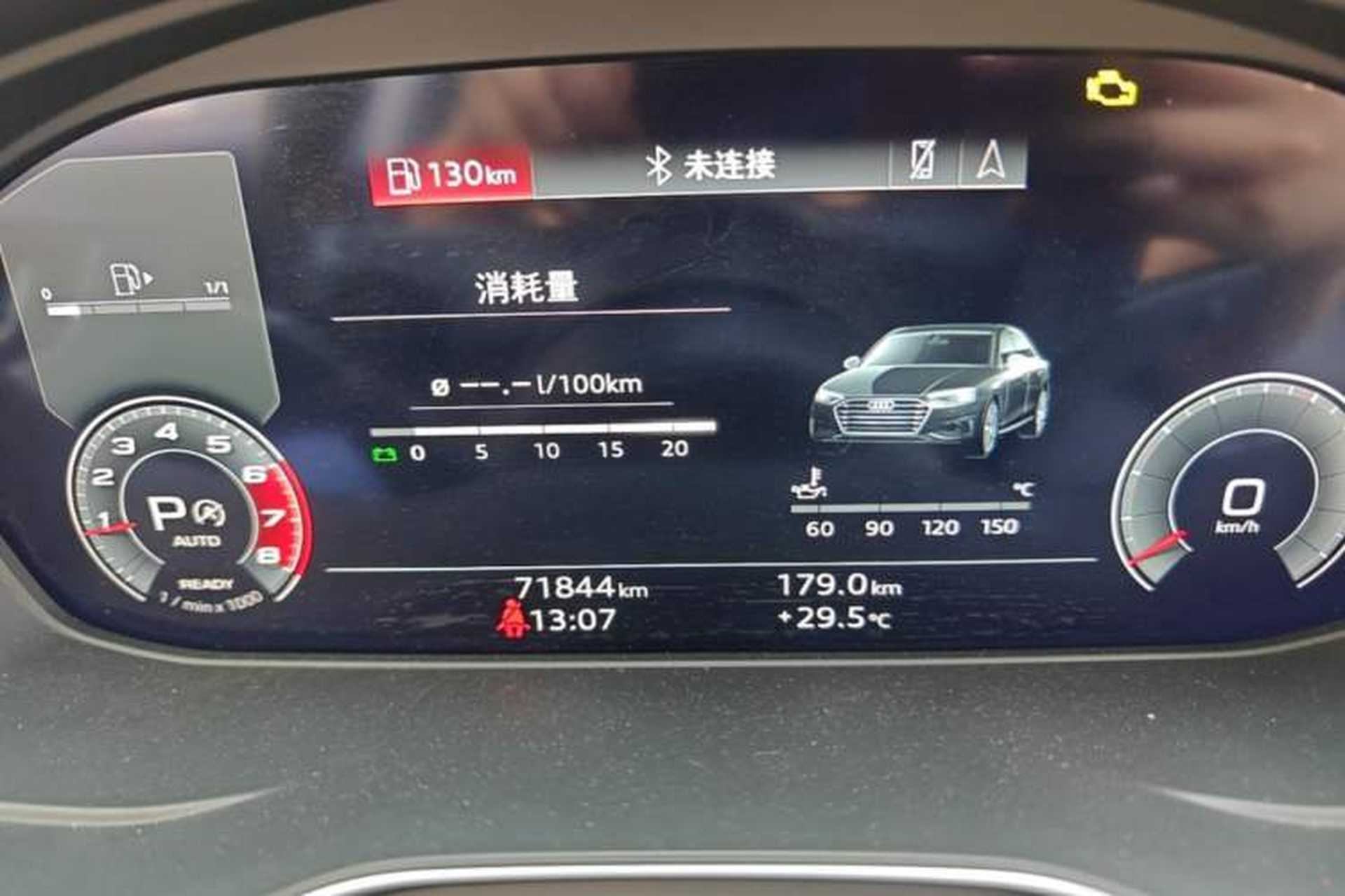 Used Audi A4L 2020 40 TFSI quattro Luxury Dynamic Model Instrument Cluster