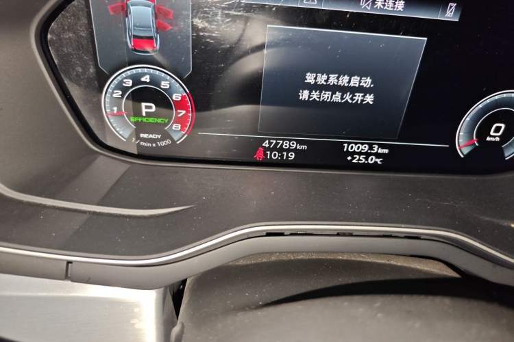 Used Audi A4L 2020 40 TFSI Fashion Dynamic Model Odometer Close Up