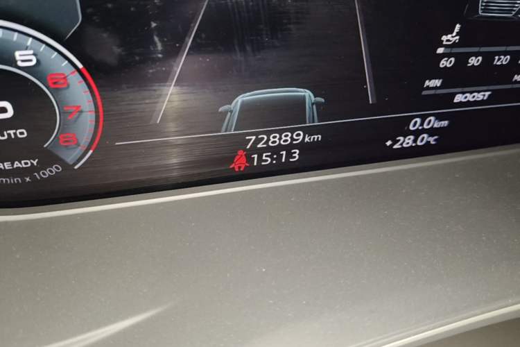 Used Audi A4L 2020 40 TFSI quattro Luxury Dynamic Model Odometer Close Up