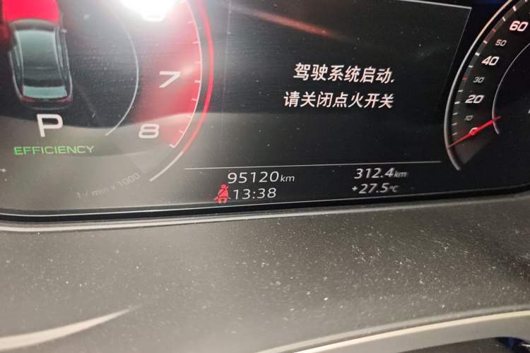 Used Audi A4L 2020 40 TFSI Luxury Dynamic Model Odometer Close Up