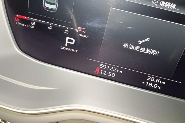 Used Audi A4L 2020 45 TFSI quattro Prestige Dynamic Edition Odometer Close Up