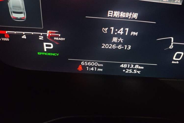 Used Audi A4L 2020 40 TFSI Fashion Dynamic Model Odometer Close Up