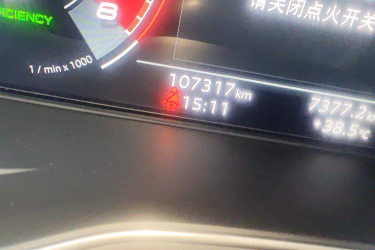 Used Audi A4L 2020 40 TFSI Fashion Dynamic Model Odometer Close Up