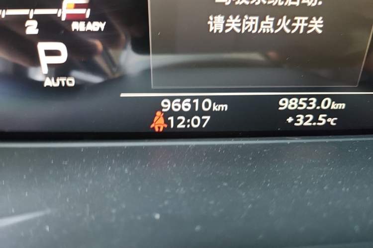 Used Audi A4L 2020 40 TFSI Fashion Dynamic Model Odometer Close Up