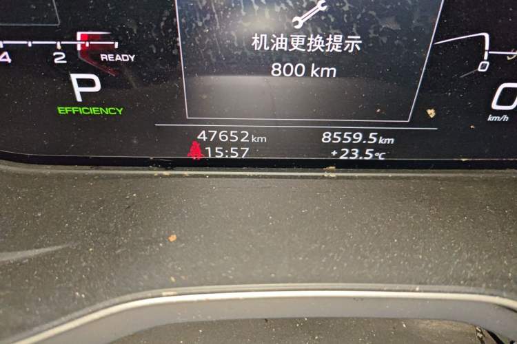 Used Audi A4L 2020 40 TFSI Luxury Dynamic Model Odometer Close Up