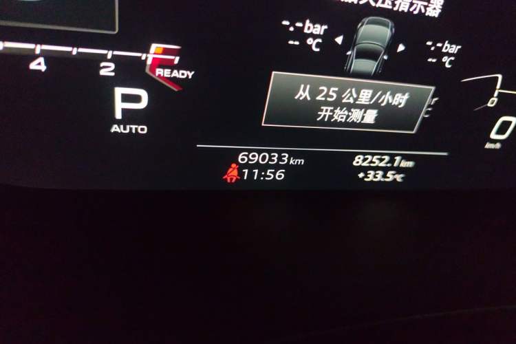 Used Audi A4L 2020 40 TFSI Luxury Dynamic Model Odometer Close Up