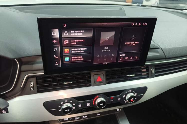 Used Audi A4L 2020 40 TFSI Fashion Dynamic Model Audio And AC Panel