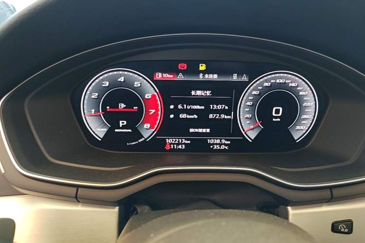 Used Audi A4L 2020 40 TFSI Fashion Dynamic Model Instrument Cluster