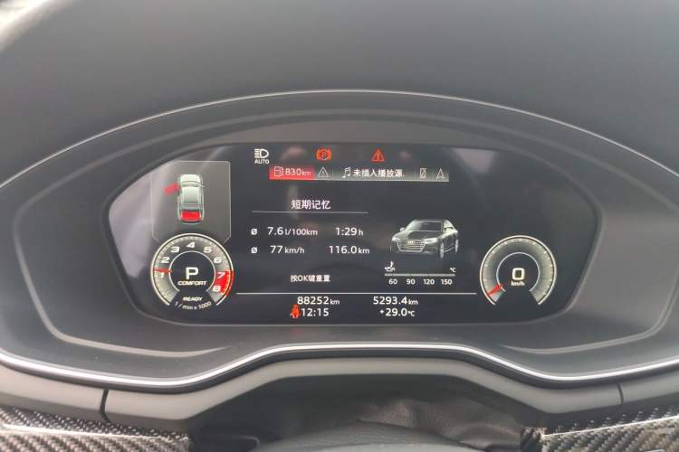 Used Audi A4L 2020 45 TFSI quattro Prestige Dynamic Edition Instrument Cluster