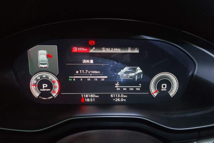 Used Audi A4L 2020 40 TFSI Luxury Dynamic Model Instrument Cluster