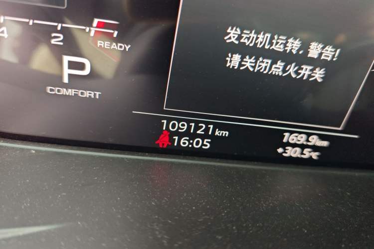 Used Audi A4L 2020 40 TFSI Luxury Dynamic Model Odometer Close Up