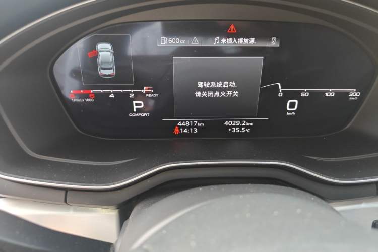 Used Audi A4L 2020 40 TFSI Fashion Dynamic Model Odometer Close Up
