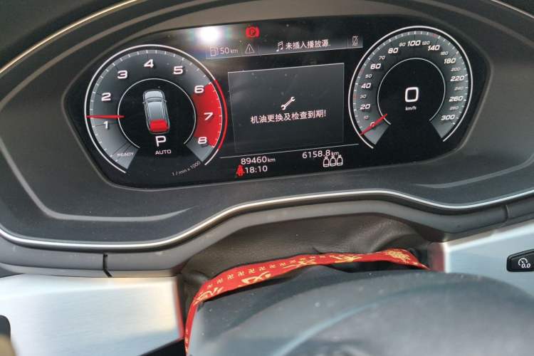 Used Audi A4L 2020 40 TFSI Fashion Dynamic Model Odometer Close Up