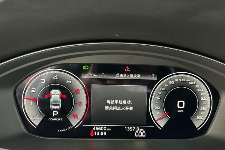 Used Audi A4L 2020 40 TFSI Fashion Dynamic Model Odometer Close Up