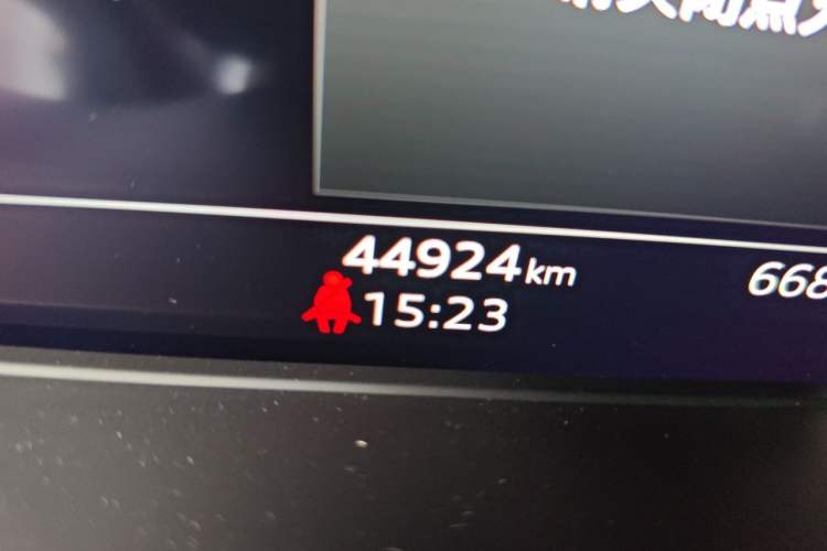 Used Audi A4L 2020 40 TFSI Fashion Dynamic Model Odometer Close Up