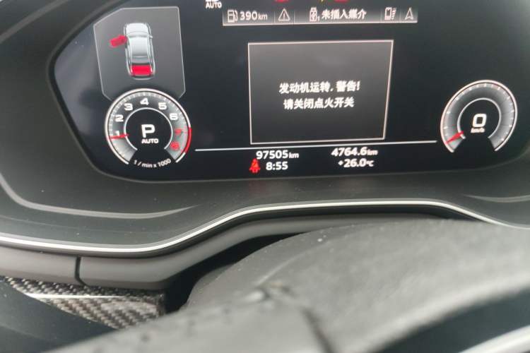 Used Audi A4L 2020 45 TFSI quattro Prestige Dynamic Edition Odometer Close Up