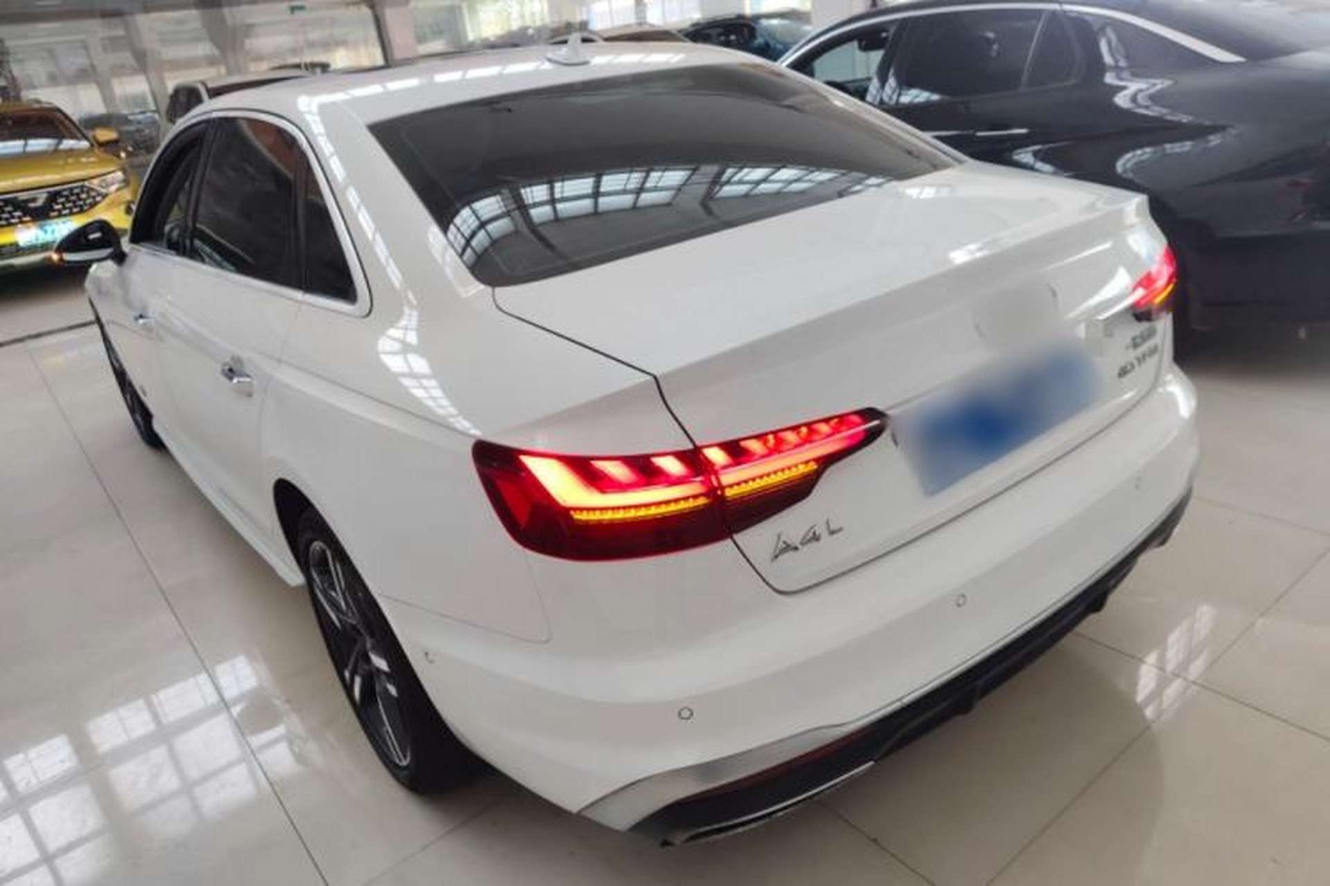 Used Audi A4L 2020 40 TFSI Luxury Dynamic Model Rear Left 45 Deg
