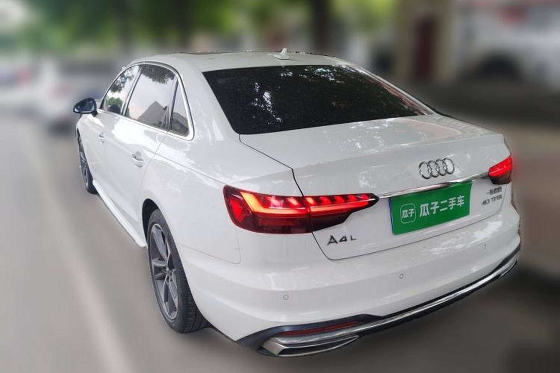 Used Audi A4L 2020 40 TFSI Fashionable and Elegant Model Rear Left 45 Deg