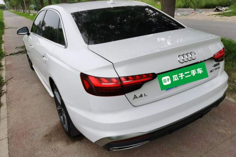Used Audi A4L 2020 40 TFSI Fashion Dynamic Model Rear Left 45 Deg