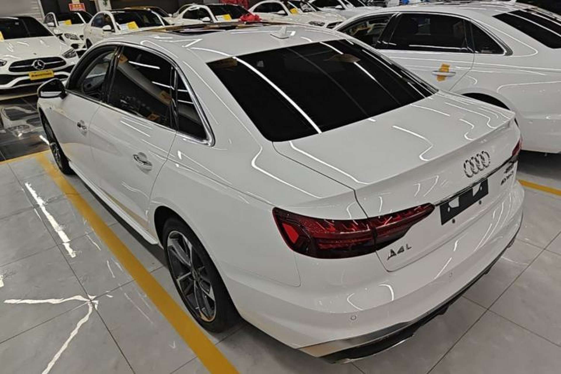 Used Audi A4L 2020 40 TFSI Fashion Dynamic Model Rear Left 45 Deg