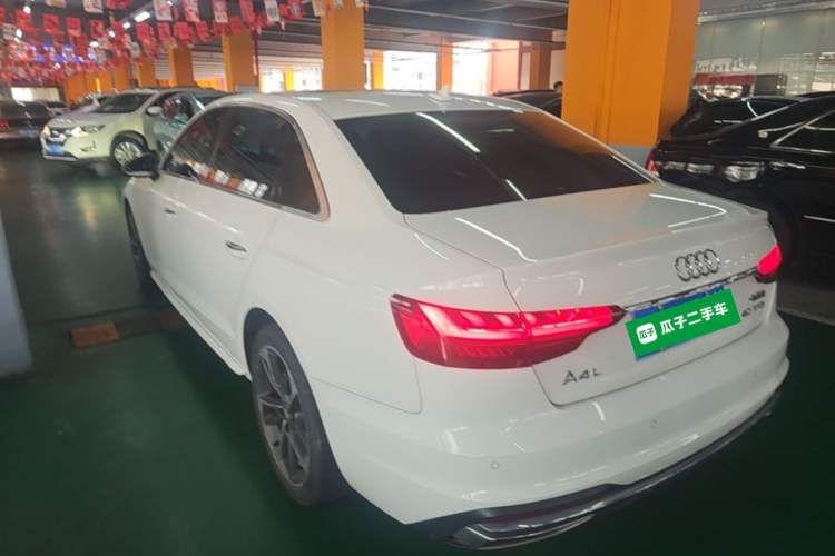 Used Audi A4L 2020 40 TFSI Fashionable and Elegant Model Rear Left 45 Deg
