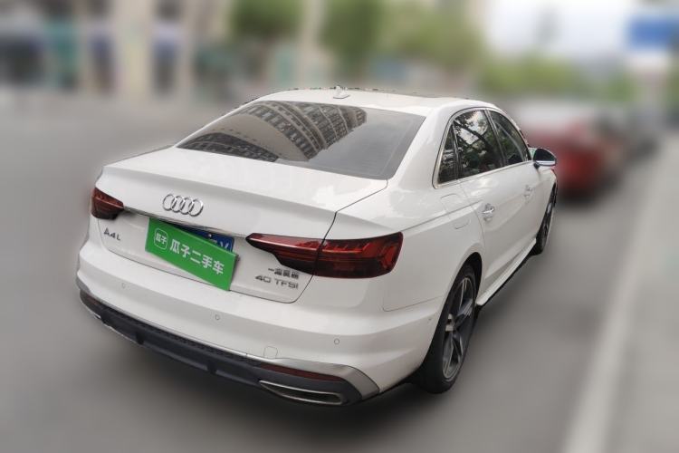 Used Audi A4L 2020 40 TFSI Luxury Dynamic Model Rear Right 45 Deg