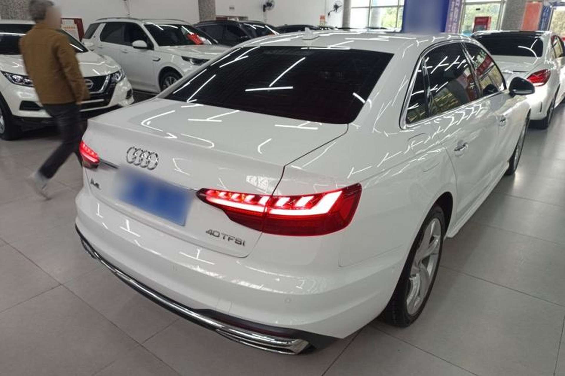 Used Audi A4L 2020 40 TFSI Luxury Dynamic Model Rear Right 45 Deg