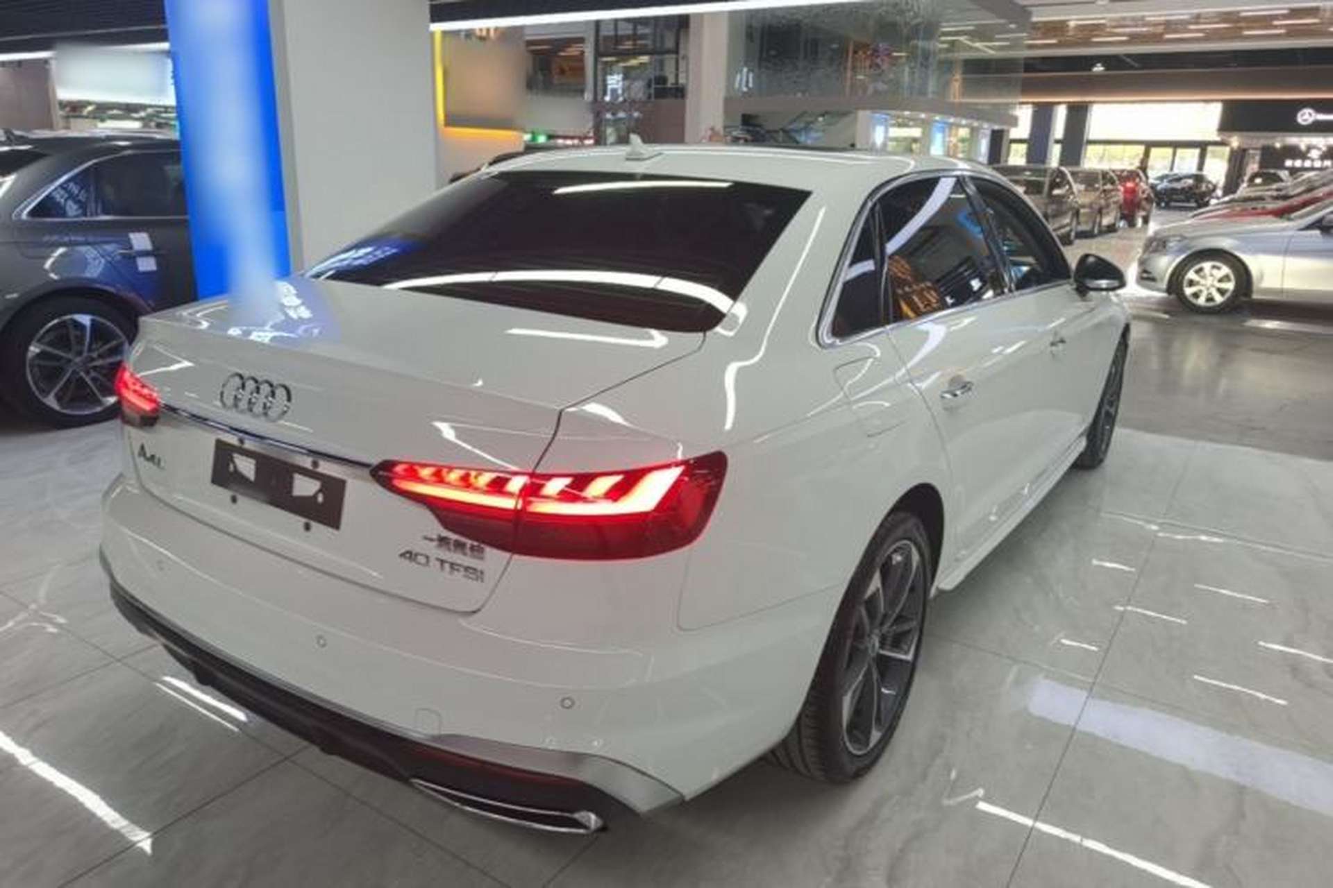 Used Audi A4L 2020 40 TFSI Fashion Dynamic Model Rear Right 45 Deg