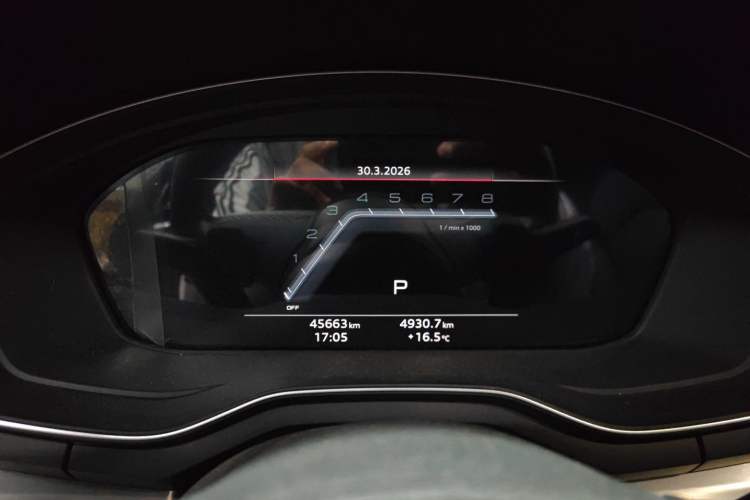 Used Audi A4L 2022 40 TFSI Luxury Dynamic Model Instrument Cluster