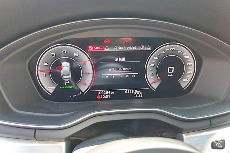 Used Audi A4L 2022 40 TFSI Luxury Dynamic Model Instrument Cluster