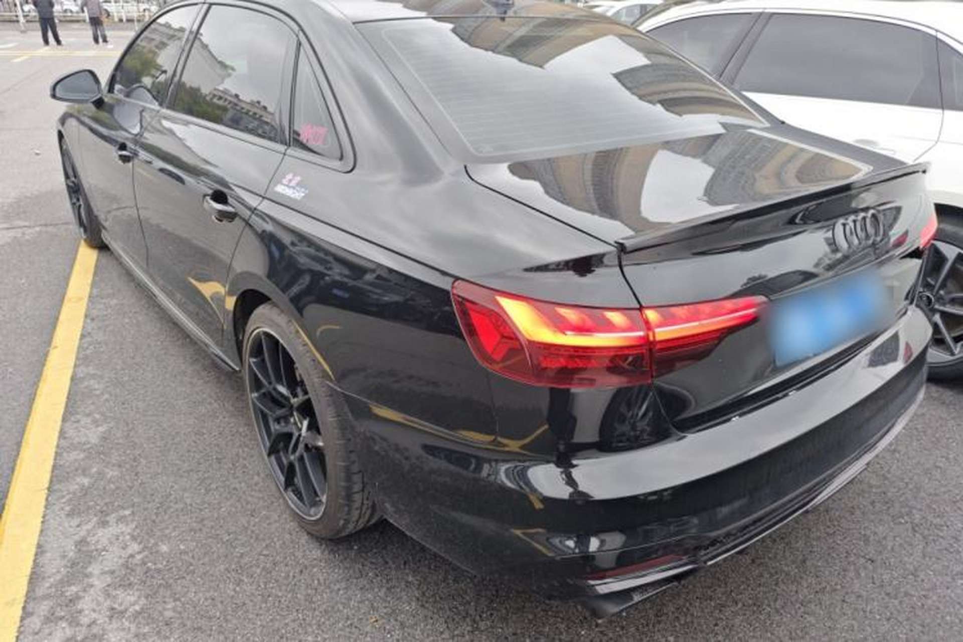 Used Audi A4L 2022 40 TFSI Luxury Dynamic Model Rear Left 45 Deg