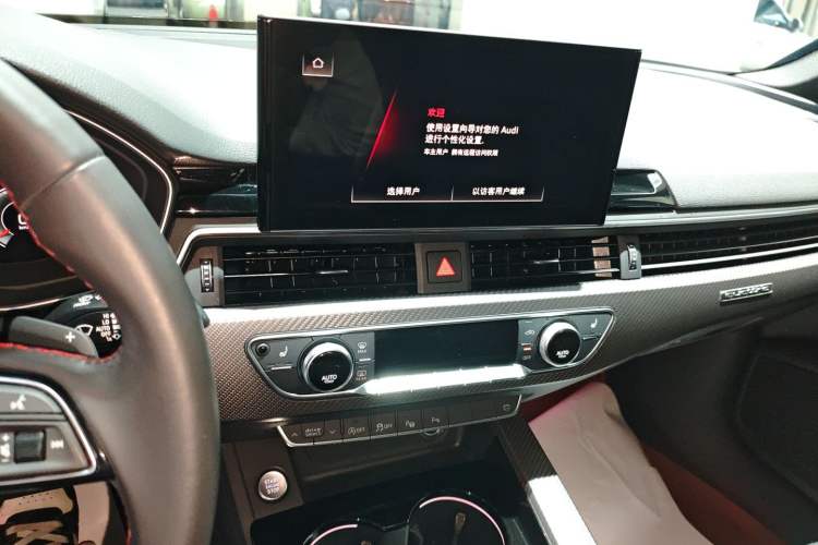 Used Audi A4L 2022 40 TFSI quattro RS Performance Package Audio And AC Panel