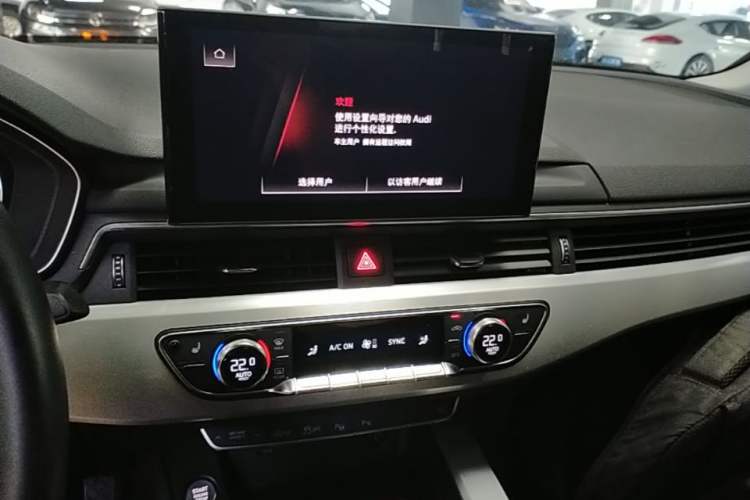 Used Audi A4L 2022 40 TFSI Luxury Dynamic Model Audio And AC Panel